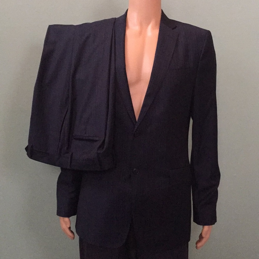 Versace Collection Suit Pinstriped - image 4